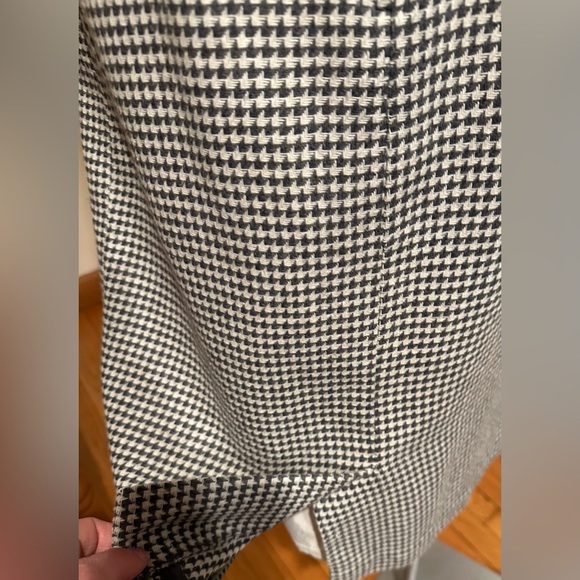 Norton McNaughton Black & White Checkered Skirt Zip Back Good Condition … - Picture 8 of 12